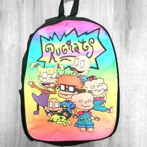 Rugrats Backpack Large Adjustable Straps Day Pack Hiking 12x16x5 Brand New